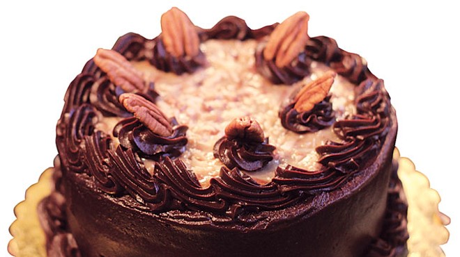 6&#8221; german chocolate cake from central market, $16.99