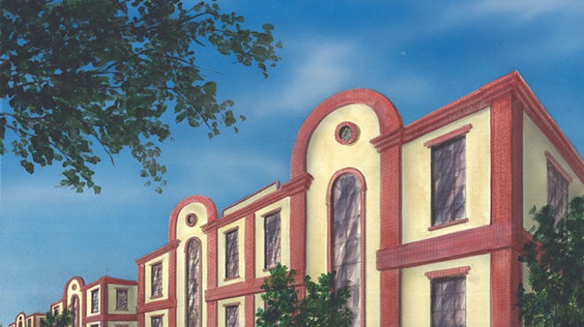 A conceptual drawing of the Hispanic Heritage Center of Texas’ physical space