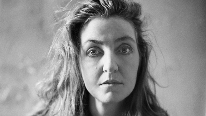 A portrait of the author Rebecca Solnit