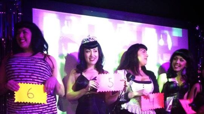 Bettie Page Look-alike Contest at Brass Monkey