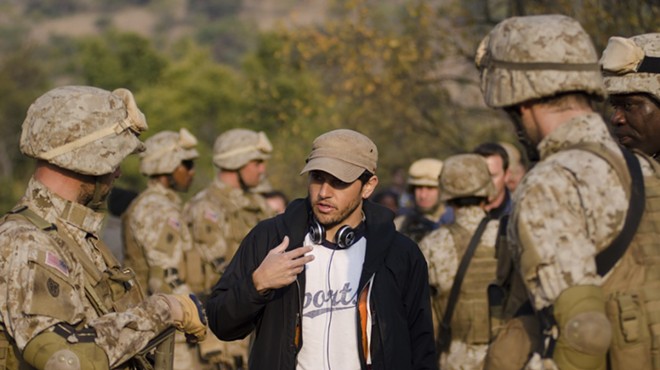 Director and SA-native Jabbar Raisani on the set of his film Alien Outpost