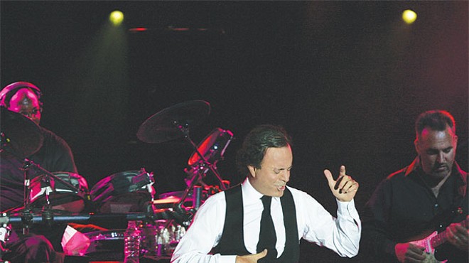 For the second half of his show at the Majestic, Julio Iglesias will be naked. “Soul-naked,” that is.