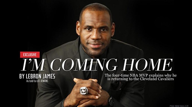 LeBron James returns to Cleveland Cavaliers