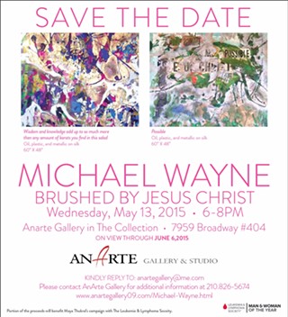 Michael Wayne, Brushed by Jesus Christ