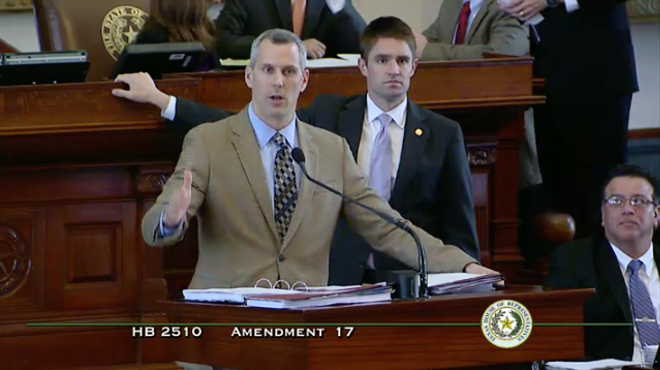 Rep. Matt Schaefer (R-Tyler) hijacked a bill that meant to improve operations at the Department of State Health Services with an amendment banning abortions after 20 weeks in fetuses with genetic abnormalities. The amendment passed despite objections from the bill's Republican author.