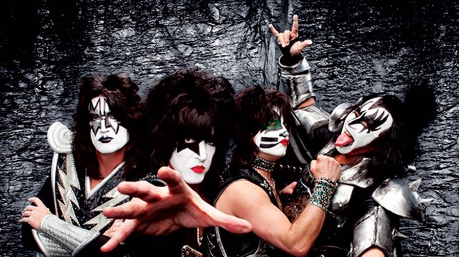 Old age rage: Kiss is still rocking after all these years.