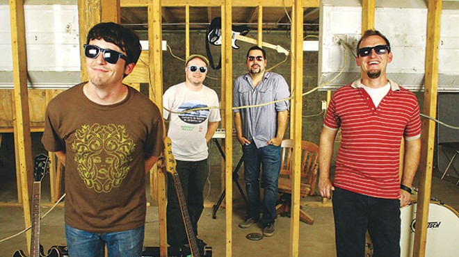 One thing we forgot to ask White Elefant (Josh Mathis, Dave Novak, Cass Grady, and W.J. Robinson): What’s with the sunglasses?