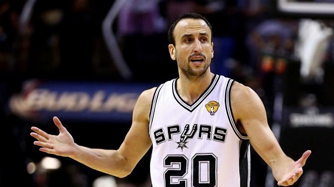 Spurs Deny Manu Ginobili Permission to Play in FIBA World Cup