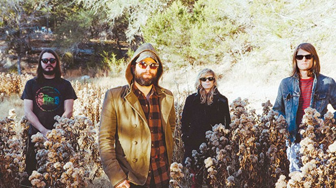 The Black Angels return psych to Texas. Christian Bland is pictured on the far right.