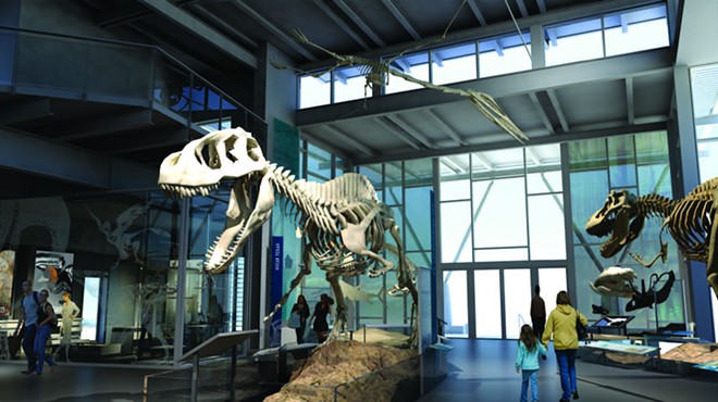 Artist rendering of the Witte Museum's upcoming Dinosaur Gallery