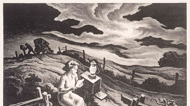 Thomas Hart Benton, Letter from Overseas, 1943, lithograph