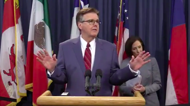 Lt. Gov. Dan Patrick thinks Texas should redesign 8,000 campuses so they have fewer entrances and exits.
