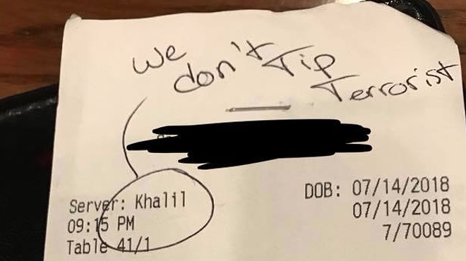 Customers Banned From Texas Restaurant After Leaving Racist Message