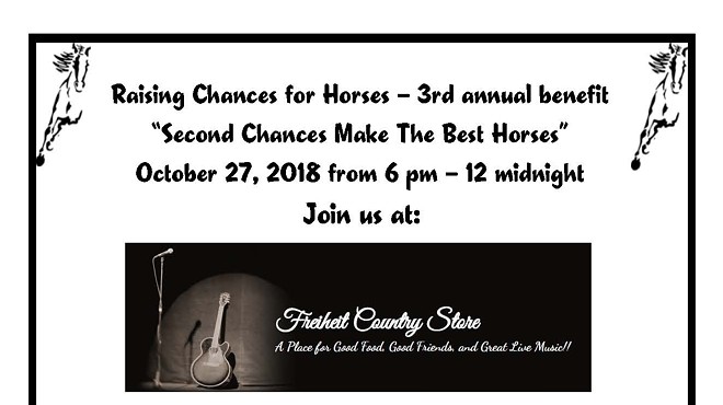 Raising Chances for Horses- 3rd Annual Fundraising Benefit