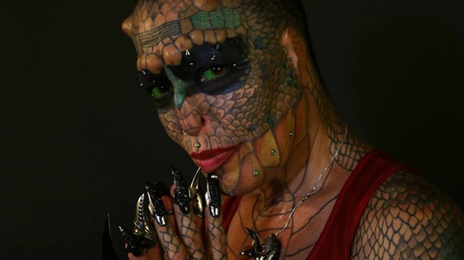 Meet the Texas-bred Dragon Lady: Tiamat Medusa Takes Body Modification to the Extreme