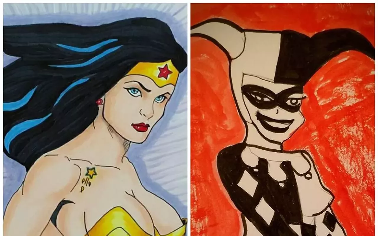 Image: Heroes and Villains Art Market
