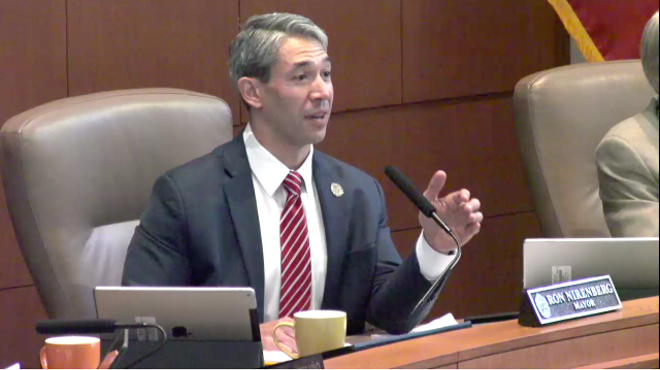 Mayor Ron Nirenberg addresses council during a recent meeting.