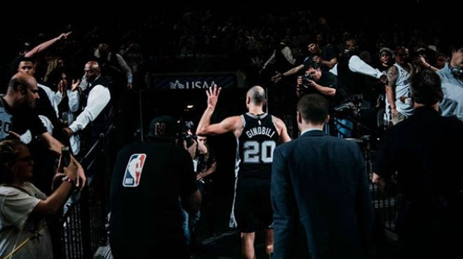 Manu Ginobili's Jersey Retirement Ceremony Tomorrow Night Will Likely Fill the AT&amp;T Center with Tears