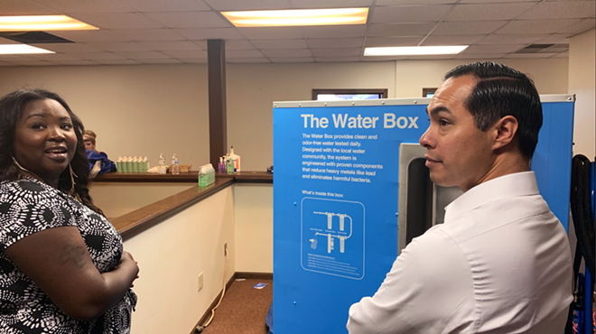Presidential Candidate Julian Castro Visits Flint, Unveils New Plan Targeting Lead Poisoning