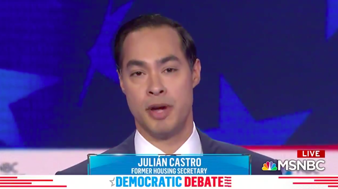 San Antonio's Julián Castro Seizes the Spotlight During Democratic Presidential Debate