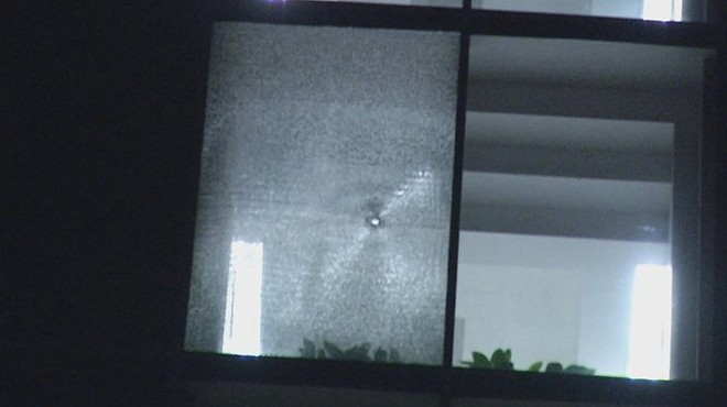 Shots shattered windows at a pair of buildings housing ICE offices in San Antonio early Tuesday morning.