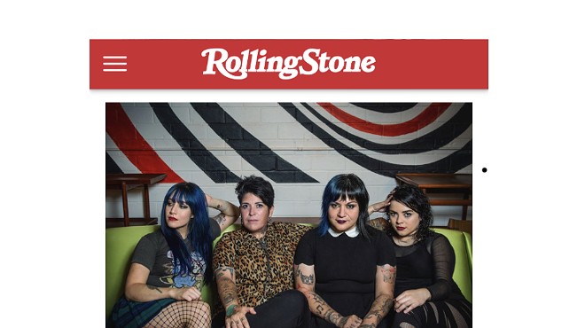 San Antonio Riot Grrrl Punkers Fea Just Landed in Rolling Stone