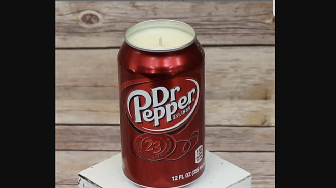 Indie Vendor Selling Dr Pepper-Scented Candles In Case Drinking It Isn't Enough For You