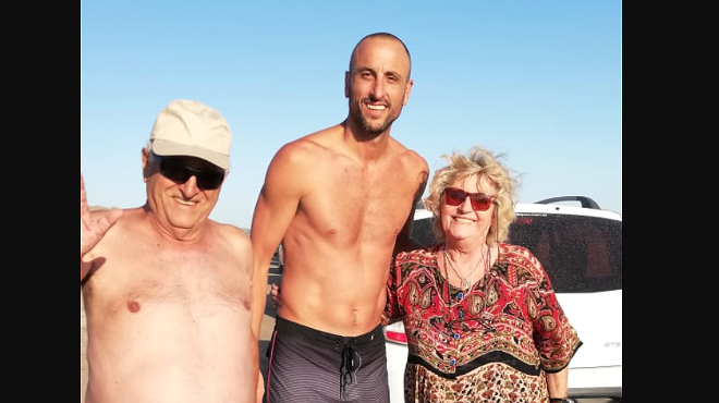 Retired Spur Manu Ginobili Helped a Grandmother After She Fell at the Beach — Because He's Perfect