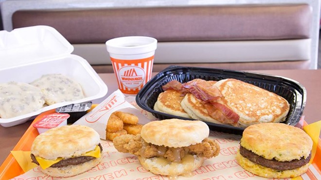A look at what an eggless breakfast will look like from 11 p.m. to 4:59 a.m. at Whataburger.