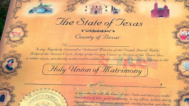 Here's What You Need To Obtain A Marriage License In Bexar County