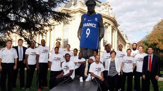 Nike Will Pay A French Sculptor $75K For Defiling His Work — With Tony Parker's Jersey