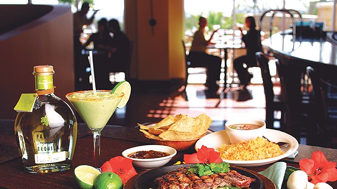 Go for the drinks, but load up on post-happy hour food.