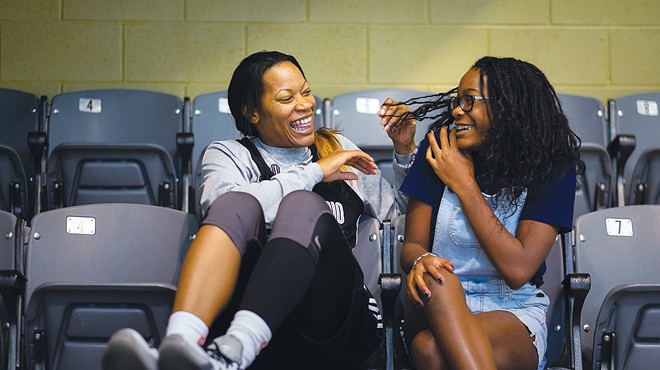 Jia Perkins, of SA's WNBA team, the Silver Stars, juggles between the pro basketball life and being a single mom to Aalirah, 11.