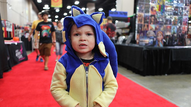 A side-effect of attending Alamo City Comic Con is a sudden urge to procreate and a compulsion to purchase many, many pop culture toddler-size onesies.