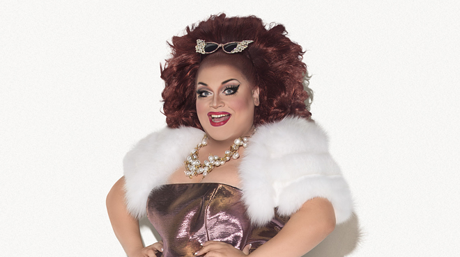 Ru Paul Drag Race's Ginger Minj stars as Dr. Frank N. Furter in this year's Woodlawn Theatre production of The Rocky Horror Show