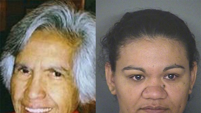 Judge Sid Harle, of the 226th District Court, sentenced Perla Rojas, 34 (right), to five years in prison, for her dog's fatal mauling of Petra Aguirre (left).