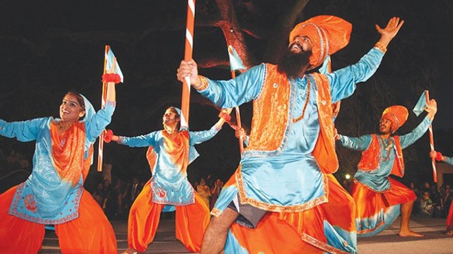 Dancers from Punjab, India, perform during 2012's celebration.