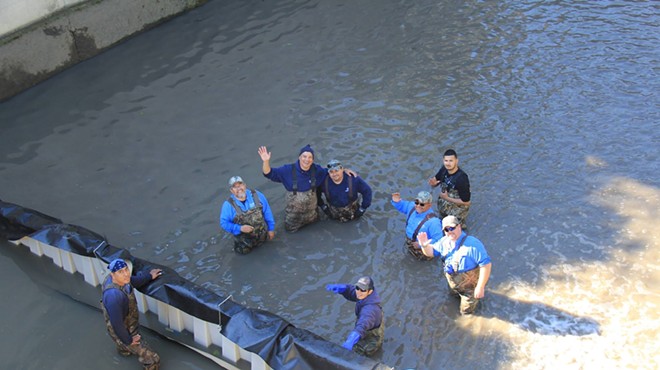 You can thank these folks for cleaning the Museum Reach portion of the San Antonio River.