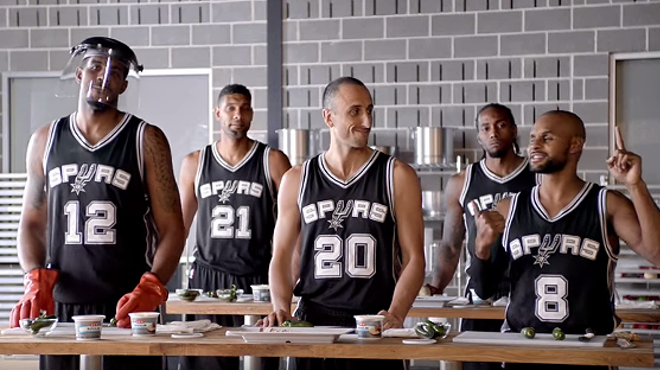The Spurs are cooking.