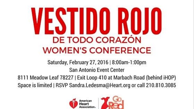 American Heart Go Red for Women,Vestido Rojo Women's Conference