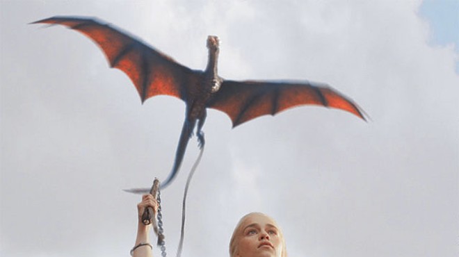 Daenerys Targaryen, the silver-haired mother of dragons.