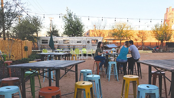 New East Side Watering Hole Defined by Patio and Pavilion