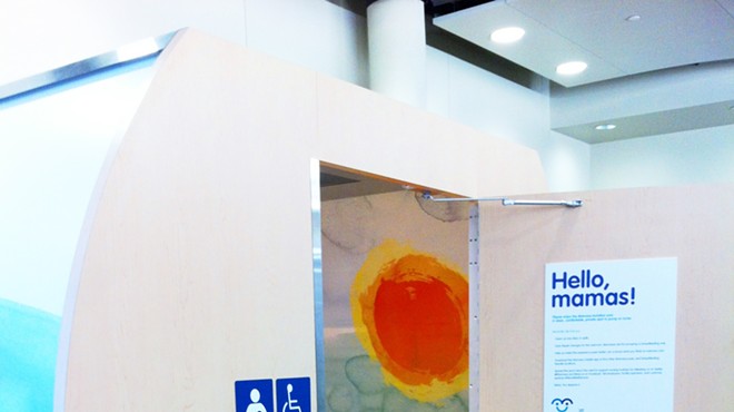 One of the lactation stations at San Antonio International Airport.