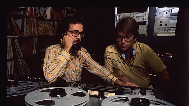 A shot from the early days of the KRTU station on the Trinity campus. Note the reel to reel.