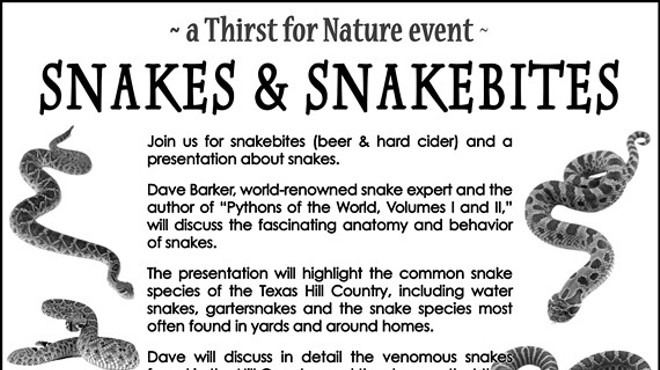 Thirst for Nature Event: Snakes and Snakebites!
