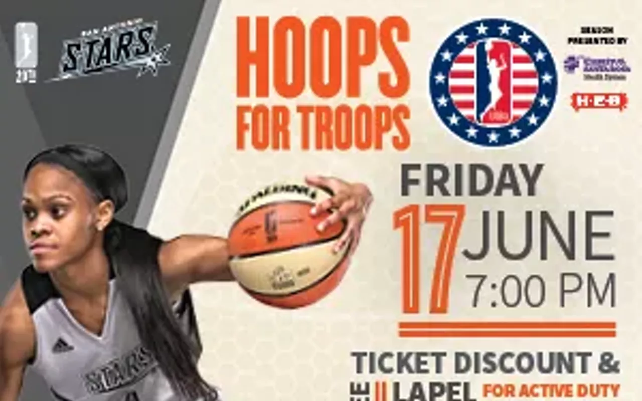 Image: San Antonio Stars - Hoops for Troops