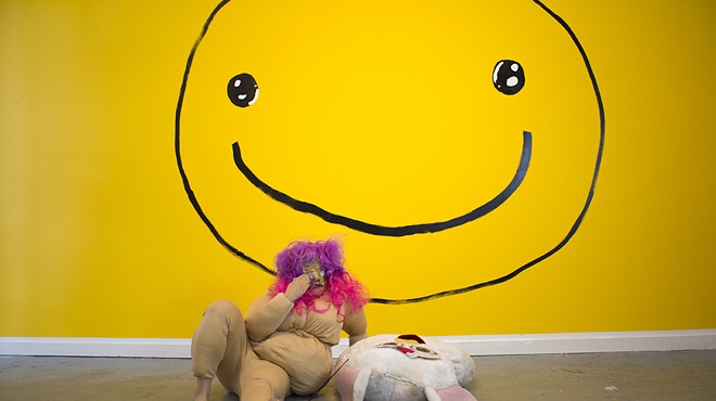 Megan Solis Exhibition Culminates with Bizarre First Friday Performance
