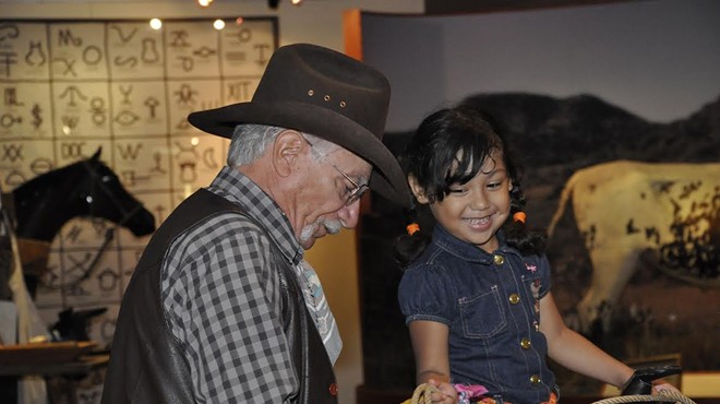 ITC docent Roland Castillo grew up in a family of vaqueros and even competed in Charreada – Mexican-style cowboy competitions.