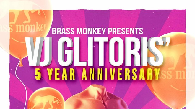 ThurzGayz: VJ Glitoris Celebrates 5 Years of Ass Shaking at Brass Monkey