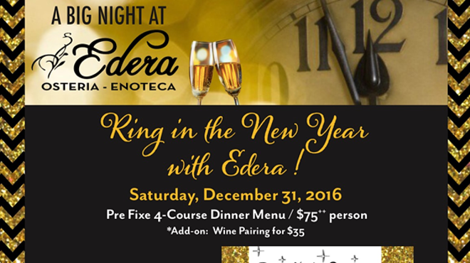 A Big Night at Edera - New Year's Eve Dinner